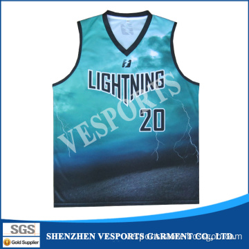 New Style Sublimation Basketball Shirts